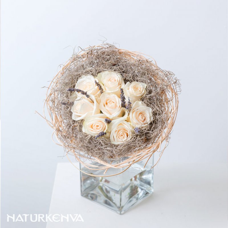 ramo de rosas blancas camboya